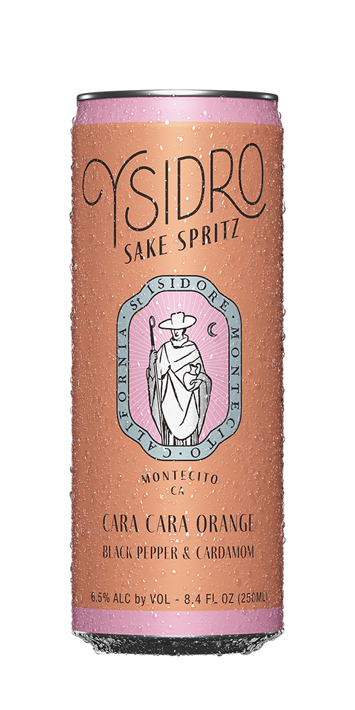 Cara Cara Orange With Black Pepper & Cardamom Sake Spritz